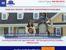 Tablet Screenshot of iceheatingandcooling.com